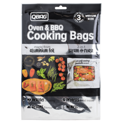 Qbag Cooking Bags Medium 3pk