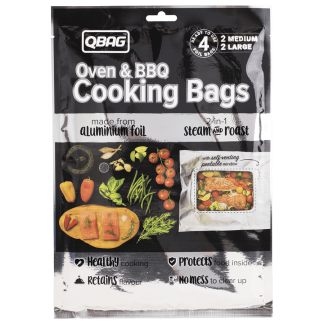 Qbag Cooking Bags Family 4pk